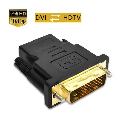 Bi-Directional 1080P DVI 24+1 to hdmi Converter Gold Plated Male to Female Adapter for Laptop PC PS5