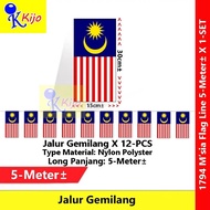 Malaysia Flag Line / Malaysia Bunting Banner Small Malaysia flag #1794 #Malaysia #Flag