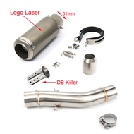 ZESSZ ท่อไอเสียรถจักรยานยนต์ท่อไอเสียแบบเต็มระบบสำหรับ Ducati Scrambler 800 2015-2020 797มอนสเตอร์20