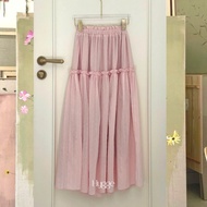 Hygge Hygge | Coquette Long Skirt - Cotton Candy Skirt