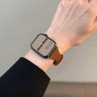 Genuine Genuine Leather Lychee Pattern Female Suitable for Huawei fit3/FIT4 Watch Strap High-End Red