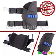 terbaru !!! [ promo] nerf leg bag storage gun sarung pistol nerf soft