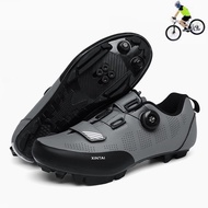 MTB Cycling Shoes Flat Sneaker Men Road Cycling Footwear Male Bicycle Sport Spd Mountain Bike Cleat Shoes AL6T