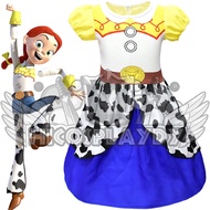 hiCosplaydy Toy Story Cowgirl Jessie Dress Cosplay