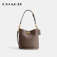 COACH กระเป๋าสะพายข้างผู้หญิงรุ่น Willow Soft Bucket Bag 19 CW625 B4CBD สีเทา