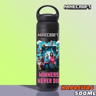 TERMOS Minecraft Edition Stainless Steel Hot Water Thermos 500ml - Hot Water Thermos 5-8 Hours Child