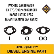 GX-270 Carburetor Gasket GX-390/ GX-420/ | Min Buy 3 pcs | WHOLESALE AVAILABLE | Carburetor Packing