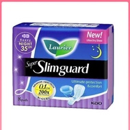 Laurier Super Slimguard 35cm Night Wing Sanitary Napkins / Pads ( 8 Pads )