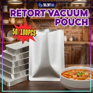 READY STOCK 50pcs Retort Aluminium Foil Vaccum Bag Pouch High Temperature Sterilization/Retort Pouch