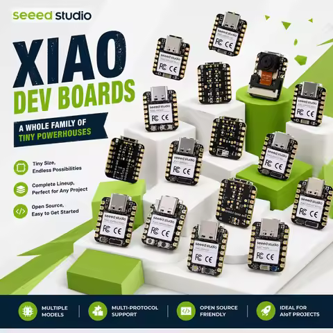 Seeed Studio XIAO ESP32 C6 C3 S3 C5 Development Board Arduino nRF52840 Sense Plus RP2350 SAMD21 MG24