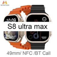 ZZOOI 2023 S8 Ultra max Smartwatch For Man Woman Fitness NFC Original 1:1 Iwo Series 8 BT Call Smart Watches For Apple Android Phone