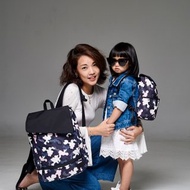 【輕量防水後背包】時尚都會包 | 粉漾迷彩鹿角森林 (媽媽包)