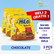 Triple Pack - HiLo School Gusset Coklat 10 Sachet - Susu Tinggi