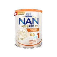 Sữa bột Nestlé NAN INFINIPRO A2 1 cho trẻ từ 0-12 tháng tuổi hộp 800g nhập khẩu nguyên lon từ Thụy S