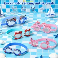 Eryonestore Children's Swimming Goggles Anti-Fog Swimming Goggles Cute Protective Swimming Goggles G