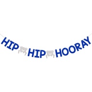 Hip Hip Hooray Banner - Hip Replacement Surgery Recovery Decor, Encouraging Hospital Room Banner, Ho