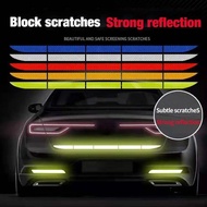Car Bumper Reflective Sticker - For Motorcycle, Trucks - Waterproof, Sun Protection - Night Driving 