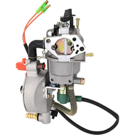 Motorcycle Carburator Gasline Engine Spare Parts Dual Manual LPG CNG 188 Carburetor Fit GX390 188F G