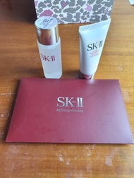 全新sk2光采化妝水,面膜,潔顏乳組