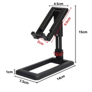 Phone Holder Lipat Universal Support Stand Meja Standing Dudukan Sandaran Hp Bentuk Persegi Adjustab