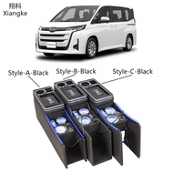For Toyota Voxy Noah Front Car Armrest Console Box Dedicated Wireless Charging Storage Apartment Arm