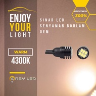 ARSYLED LED Light Reverse CeilingSenja T10 Festoon C5W 30 31mm Warm Bulb Color T10 LED Bulb