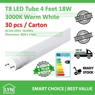 T8 LED Tube 4 Feet 20W 3000K Warm White