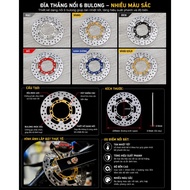 Rear Disc for EX 135 - Size 220mm_Installed 4-Hole ZIN Wheel - ONLY INSTALLING REAR BRAKES FOR EX 13