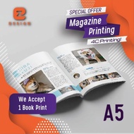Magazine printing ( Fast shipping ) No minimum order quantity Size A5 booklet print company profile 