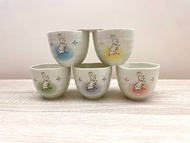 彼得兔茶杯一套(5隻) Peter Rabbit cup set (5 pcs)