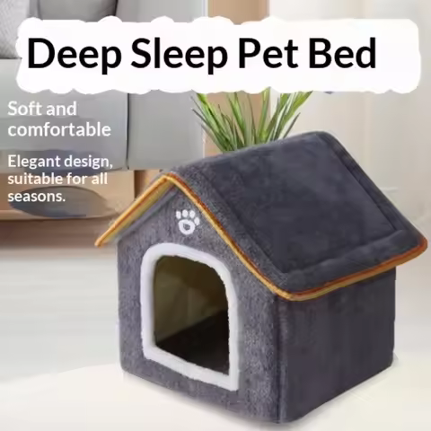 Four Seasons Pet House Dirt-Resistant Material Detachable Washable Cat House Villa All Indoor Outdoo