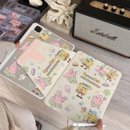เคสiPadหมุน 360° Air7 Air6 Gen11 ที่ใส่ปากกา สพันจ์บ็อบ เคสไอแพด Gen10 Air5/4 10.9 Pro11 12.9