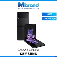 Samsung Galaxy Z Flip3 5G 256GB + 8GB RAM 12MP 6.7 inches Android Handphone Smartphone Used 100% Original