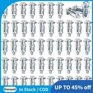 80 Piece Expansion Screw Petal Nut Petal Shape Metal Nut Jack Nuts Petal Nuts Expansion Nut for Inst