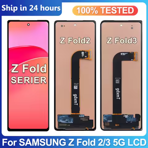 100% Tested For Samsung Z Fold2 5G LCD F916B LCD Display Touch Screen For Samsung Z Fold3 5G Z Fold 