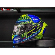 SCORPION EXO R1 AIR - Victory Blue/Neon Yellow