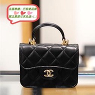 全新真品 CHANEL 香奈兒 AP2200 22新款 羊皮 mini鏈條包 口蓋零錢包 肩背 斜挎包 小方包 鑰匙包