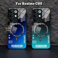 HP Realme C85 Case - Realme C85 Glass Softcase - Realme C85 Casing - Silicone For Realme C85 - Kesin