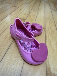 Zaxy 桃紅色心心平底鞋Jelly sandals in pink discount