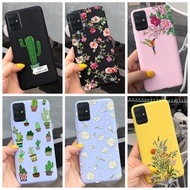 Soft Case Samsung Galaxy A31 A41 A51 A71 Flower Floral Casing Fashion Phone Cover Samsung A 31 A 41 