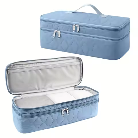 Double-Layer Travel Carrying Case Bag for Revlon One-Step Hair Dryer/Volumizer/Styler