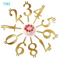 TMZ14968 Metal Number Candle Holders, Number 0-9 Versatile Number Birthday Candle Holder, Candle Rac