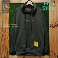 COD Sweater Hoodie Permium Pria Distro Kachios Warna Hitam Tebal Size M L XL XXL Hodie Laki Hight