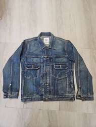 鬼罕 舊版 白皮牌 VISVIM SS 101 JKT Damaged Denim Jacket