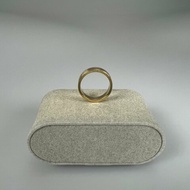 CARTIER   C DE三環戒指 #54 6.75G