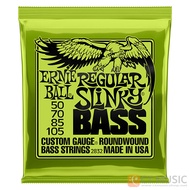 [ของแท้ 100%] Ernie Ball Nickel Wound สายเบส 4 สาย 5 สาย Ernie Ball Slinky MADE IN USA