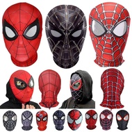 (Ready stock)The Avengers Iron Spiderman No Way Home Miles Morales Elastic Mask Spider Man Headcover