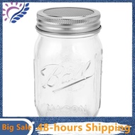Sprouting Jar with Stainless Steel Screen Lid Wide Mouth Quart Sprouter
