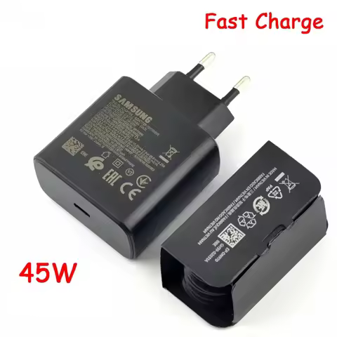 Original Samsung Fast Charger 45W USB-C Super Adaptive Quick EP-TA845 Adapter For Galaxy S25 S24 S23