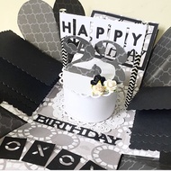 23rd explosion birthday box card